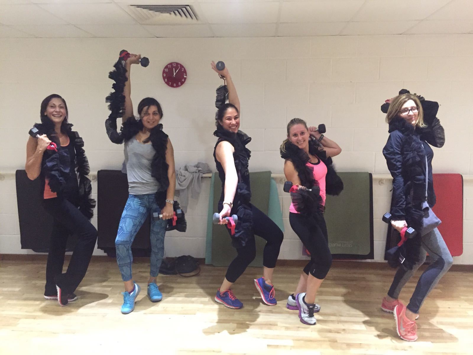 Burlexercise class with FitLass