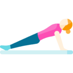 Pilates reverse Plank