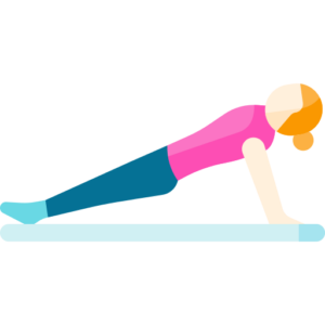 Pilates reverse Plank