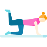 Pilates icon superman pose