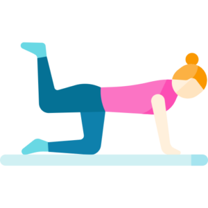 Pilates icon superman pose