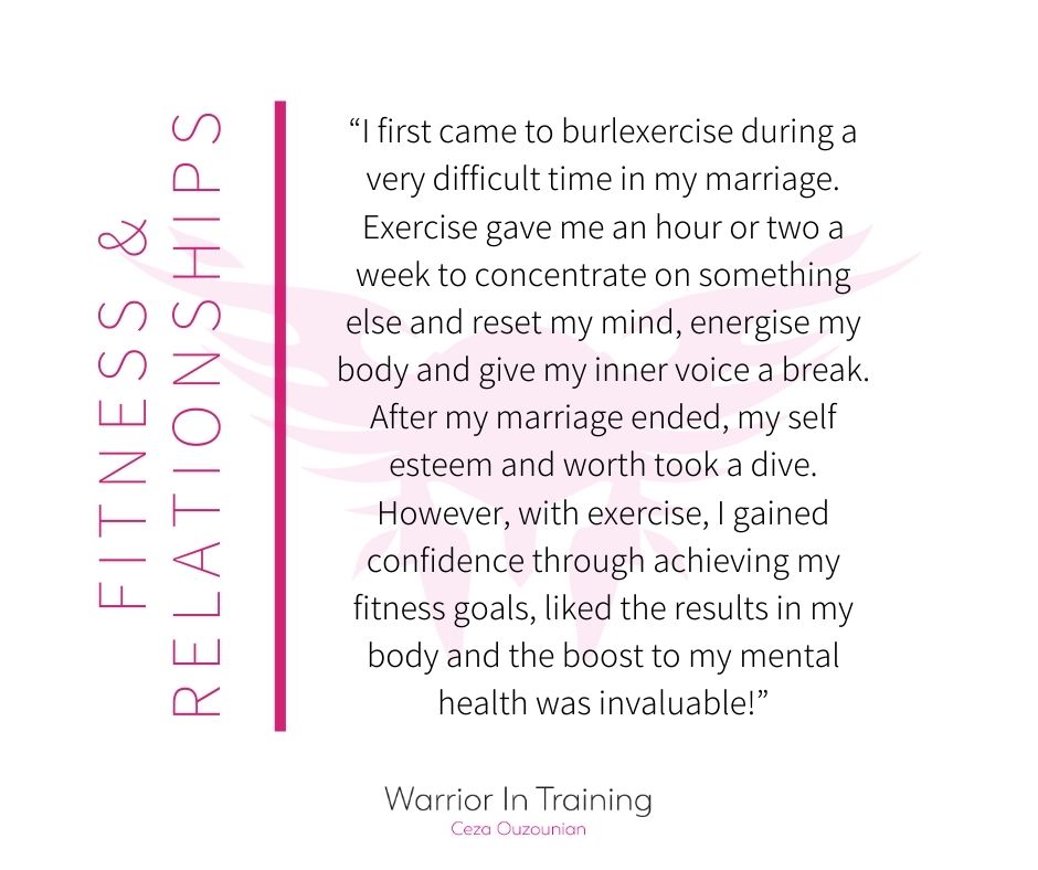 Testimonial about fitness and relationship