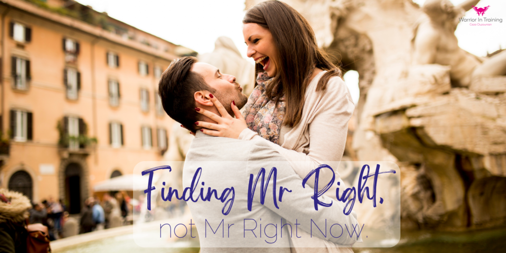 Banner for Find Mr Right, not Mr Right Now workshop